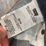 Levi's  Women's 501 Straight Fit Cut Off Denim Blue Button Fly Shorts Sz 30 Photo 2