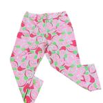 Lilly Pulitzer Vintage 80s Strawberry Fruit Flair High Waisted Pant Capri M Photo 7