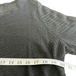 Eileen Fisher Black Hemp Sheer Knit High Low Pullover Sweater Top Size M Photo 6