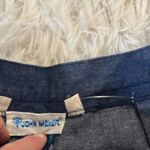 Vintage John Meyer wide leg trousers with faux leather pocket trim 10 Blue Photo 3