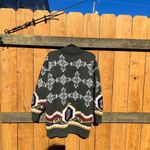 Vintage Floral Best American Clothing Sweater Sz small‎ green 90s cottage cozy Photo 6