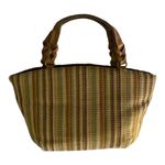 Fossil Beautiful leather woven handbag, braided straps, gorgeous fall colors, excellent condition Measures: 9x13x4 inches Photo 0