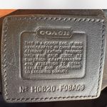 Coach Vintage Black Leather Shoulder Bag with Silver Hardware Photo 6