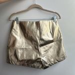 Amazon  Gold High Waist Women's Shorts Photo 1