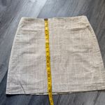Madewell  Oatmeal Plaid Mini Skirt NEW 6 Lined With Pockets Photo 10