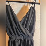 Love Culture  NWT Black Wrap Camisole Romper
Flowy lined backless sexy summer Photo 9