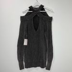 Free People Half Moon Bay Washed Grey Charcoal Oversized Pullover Sweater NWT S Photo 5