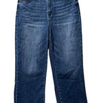 Judy Blue Judy‎ Blue Women 9/29 Wide Leg Crop Blue Stretch Denim Jeans Beach Vacation City Photo 0