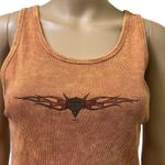 Harley Davidson Motorcycles Cotton Mother Road Tank Top Orange Stone Washed XL Photo 7