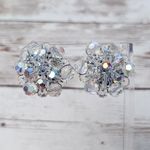 Vintage Clip On Earrings Beaded Cluster Photo 0