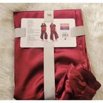 BB Dakota 2 Piece Satin Lounge Set Size XXL Maroon New Photo 12