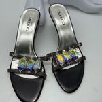 Sesto Meucci  Bejeweled Iridescent Kitten Heel Slides size 7 NARROW Photo 11