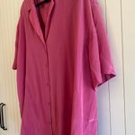 Aritzia Silk Short Sleeve Blouse Photo 8