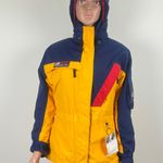 Obermeyer Sport Stabilizer Winter Ski Snow Hooded Jacket Color Block Vintage 90's Photo 0
