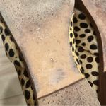 Loeffler Randall  Hannele Open Slip On Loafer Peeptoe Calf Hair Size 7 Photo 9