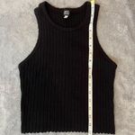 BDG Urban Outfitters Black Ribbed Casual Basic Emo Sleeveless TankTop Size Small Photo 4