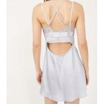 Free People  Ready Now Cross Back Lace Mini Slip Dress Photo 2