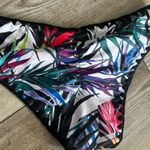Dolce Vita Colorful Tropical Bikini Bottom cinched back Small NWOT Pink Photo 2
