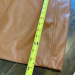 Calvin Klein  Camel Tan Faux Leather Dress Caramel Mocha Expresso 10 Vegan Photo 9