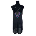 Cacique  Sheer Floral Embroidered Night Gown Lingerie Size 18/20 Photo 2