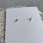 Handmade Polymer Clay Earrings White Photo 2