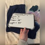 Wildfox  Navy soft terry Tie Dye Jogger tapered leg Sweatpants size Medium Photo 2