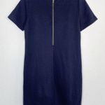 J.Crew  Navy Striped Knit Short Sleeve Mini Shift Dress 4 Photo 5