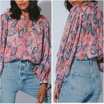 Cleobella  Emily Blouse in Lotus Print Photo 1