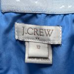 J.Crew  Cornflower Blue White Embroidered Strapless 100% Cotton Dress 12 Summer Photo 4