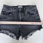AGOLDE  Denim Shorts Womens 25 Black Micah Cut Off Jean Festival Boho Minimalist Photo 9