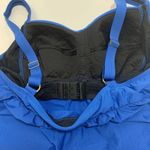 Alex Marie Womens Tankini Top Padded Loose Swimsuit Solid Blue Size 10 Photo 4