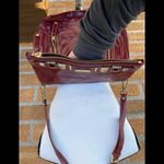 Rafe patent red handbag Red Photo 7