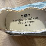 Simply Southern  Vintage Loafers Light blue Camo Slip on Womens size 6 NWT Photo 6