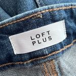 Loft NWT Ann Taylor Boyfriend Raw Hem Floral Embroidered Jeans 26 (Plus) Photo 7