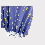 LuLaRoe Carly Dress Navy Blue Arrows Sz S Short Sleeved Shift Slinky Photo 3