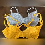 Victoria's Secret Victoria’s Secret Lace Bras Bundle 36C Underwire Feminine Lingerie Photo 1