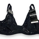 Bonds Intimately Womens Bra 32C Lace Deep V Bra Sheer Underwire Black NEW Size undefined Photo 0