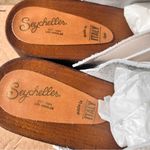 Seychelles  Women’s Leather Loud and Clear Clogs Cream Size 7.5‎ US Photo 2