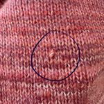 J.Crew Maxi Dress Sz L Pink Space Dyed Knit Fringe Hem Bishop Sleeve NEW Photo 14