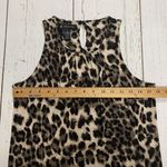 INC  Womens Small brown sand Leopard Halter Keyhole soft casual Party Dress Photo 7