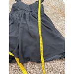 Azazie Black Angie Dress Sz A4 Aline Corset Chiffon Dress Formal Bridesmaid Photo 12