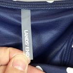 Lands' End  Tankini Top Women‎ 24W Blue Polka Dot Lined Built In Bra Beach Swim Photo 3