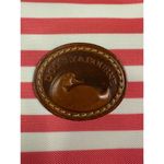 Dooney & Bourke Pink White Striped Satchel Bag Women's Casual Handbag Photo 2