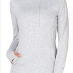 Kyodan Lorelai mock neck half zip sweatshirt, gray size petite small Photo 0