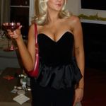 ZARA top Black Strapless Peplum Corset ruffle voluminous party cocktail Photo 0