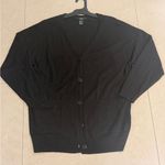 Forever 21 Black V-Neck Cardigan Photo 0