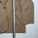 J.Crew EUC  Cecile Wool Blend Camel Knit Relaxed Blazer Single Button Cardigan Sm Photo 6
