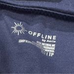 Aerie  Floral Printed Ribbed Offline Bralette Blue Women’s XS Photo 2