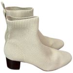 Everlane The Glove Boot Cream Ivory Bone Ribbed Knit Boot Size 5 Photo 6