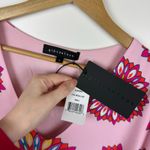 Gibson NWT Gibsonlook x Hi Sugarplum Blissful Blouson Dress Pink Floral Medallion Sz S Photo 5